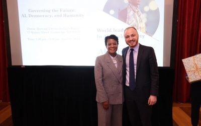 World Leader in AIWS Alondra Nelson and Ami Fields-Meyer at the White House