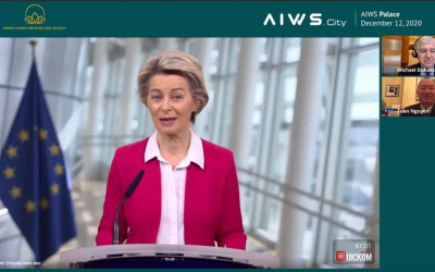 Congratulations to Ursula von der Leyen, 2020 World Leader for Peace and Security Award Recipient, on her re-election as European Commission President