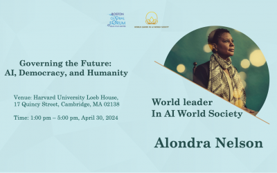 AIWS Distinguished Speech of Dr. Alondra Nelson – “Governing the Future: AI, Public Policy, and Democracy”