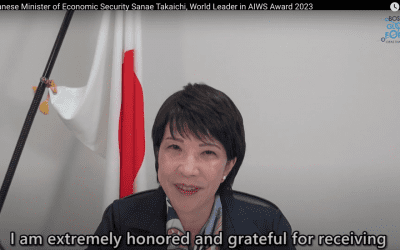 Distinguished Global Enlightenment Speech of Japanese Minister Sanae Takaichi