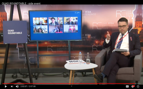 The Quad Group was a great success at the Riga Conference 2020