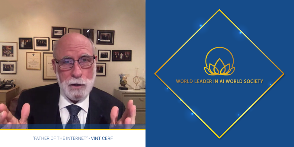 Vint Cerf will speak at the AIWS City Panel in AI World Executive Summit