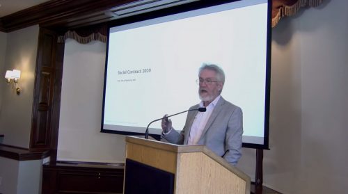 Presentation of Professor Alex Sandy Pentland at the AI World Society Conference Sept 23, 2019