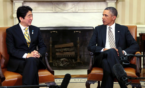 Obama and Abe discuss North Korean threat