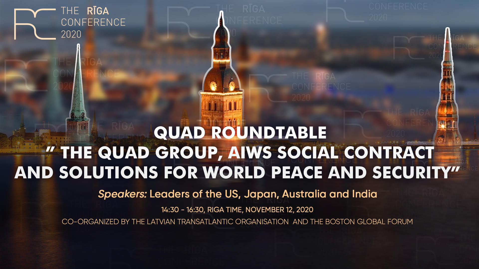 Special Side Event “Quad Roundtable” at the Riga Conference 2020