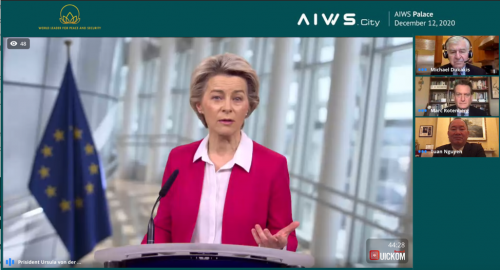 Speech by President von der Leyen at the World Leader for Peace and Security Award