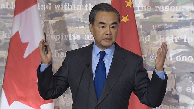 Chinese foreign minister angrily rebuffs query about human rights